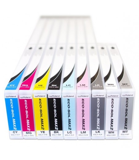 Genuine Roland Eco-Sol Max 2 Lt Magenta 440ml Ink cartridge