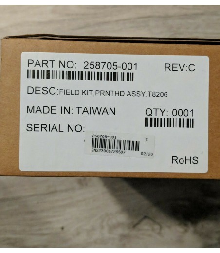Genuine Printronix 258705-001 Printhead T8206 Thermal Printhead 203 dpi